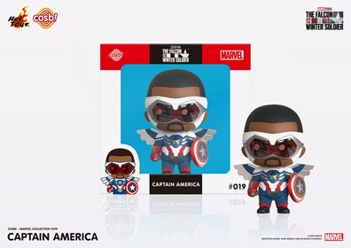 Captain America - The Falcon .. Hot Toys Cosbi Bobble Head Figur 019 - 9 cm Groß