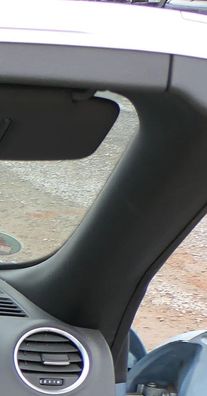 A4 8H Cabrio A-Säulen Verkleidung vorne rechts oben Abdeckung schwarz