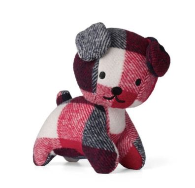 Miffy & Friends Snuffy der Hund gecheckt Stofftier 30cm