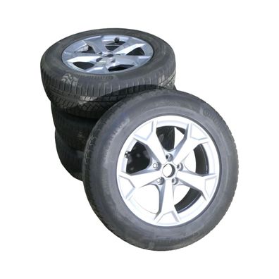 4x Audi Q3 Alufelgen 215/65R17 99H Winterreifen Reifen 3,5-4,5mm 83A071497-8Z8
