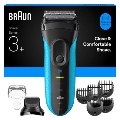 Braun Series 3 3010BT Black/Blue Elektrorasierer