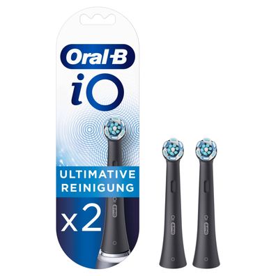 Oral-B iO Ultimative Reinigung 2er, Black Aufsteckbürsten