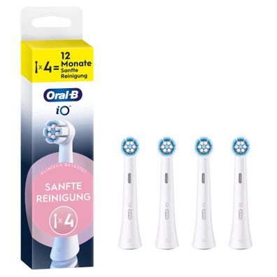 Oral-B iO Sanfte Reinigung 4er Aufsteckbürsten