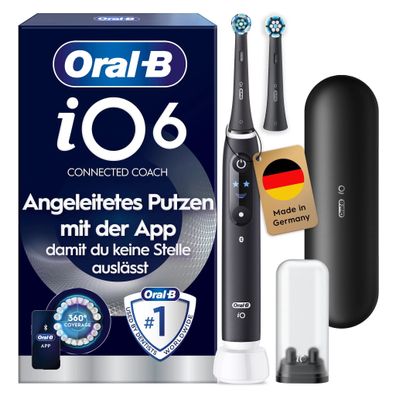 Oral-B iO Series 6 Black Lava Elektrische Zahnbürste