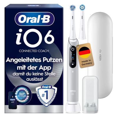Oral-B iO Series 6 Grey Opal Elektrische Zahnbürste