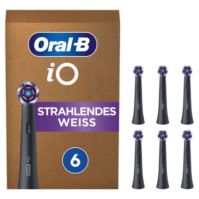 Oral-B iO Radiant White BLACK 6er FFU Aufsteckbürsten