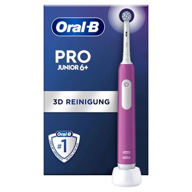 Oral-B Junior Base Purple Elektrische Kinderzahnbürste