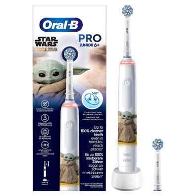 Oral-B Junior Pro Grogu/Starwars Elektrische Kinderzahnbürste