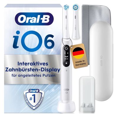 Oral-B iO Series 6, White Luxe Edition Elektrische Zahnbürste