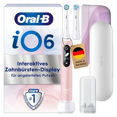 Oral-B iO Series 6, Pink Sand Luxe Edition Elektrische Zahnbürste