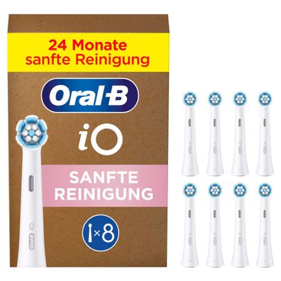 Oral-B iO Sanfte Reinigung 8er FFU Aufsteckbürsten