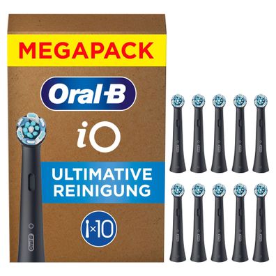 Oral-B iO Ultimative Reinigung BLACK 10er FFU Aufsteckbürsten