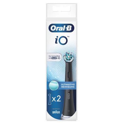 Oral-B iO Ultimative Reinigung 2er, Black Aufsteckbürsten