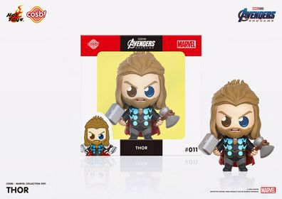 Thor - Avengers Endgame - Hot Toys Cosbi Bobble Head Figur 011 - 9 cm Groß NEU OVP