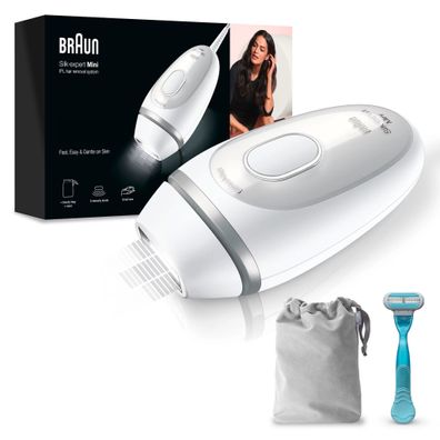 Braun Silk-Expert Pro PL1124, Weiß & Silber IPL-Haarentfernungsgerät