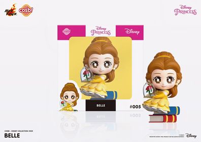 Belle - Disney Princess - Hot Toys Cosbi Bobble Head Figur 005 - 9 cm Groß NEU OVP