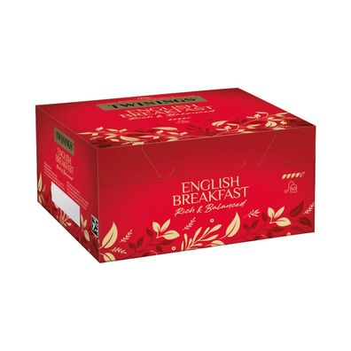 Twinings English Breakfast, Schwarztee, 50 Teebeutel im Kuvert