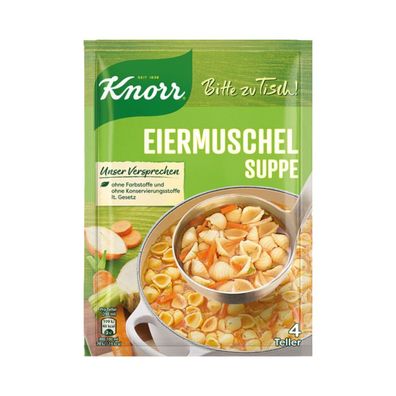 Knorr Bitte zu Tisch! Eiermuschelsuppe, 4 Teller, 59g
