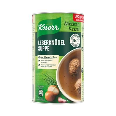 Knorr Meister Kessel Leberknödelsuppe, 500g