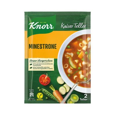 Knorr Kaiser Teller Minestrone, 2 Teller, 1 Packung