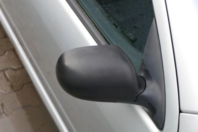 Skoda Fabia 6Y mechanischer Spiegel Außenspiegel rechts grau schwarz matt Glas