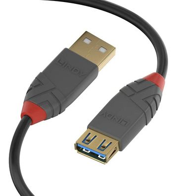 LINDY USB 3.0 Verlängerung Typ A/A Anthra Line M/F 0.5m