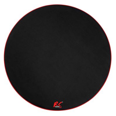 Gaming Stuhlmatte rund 100 cm schwarz Bodenschutzmatte RS172 NanoRS
