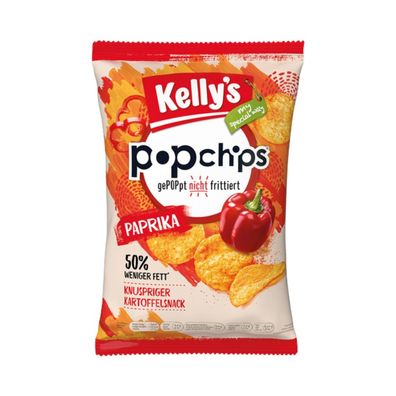 Kelly´s popchips Paprika, gePOPpt, 50 % weniger Fett, 70g