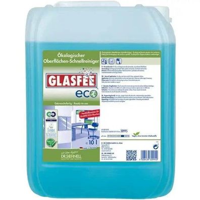 Glasfee ECO 10L Umweltfreundlicher Kanister Für Glasreinigung