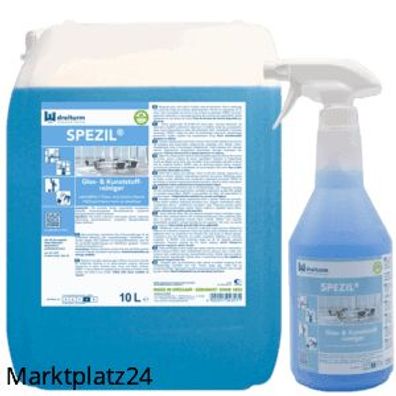 Dreiturm Spezial Glas- und Kunststoffreiniger 750ml Sprühflasche, Zitrusduft