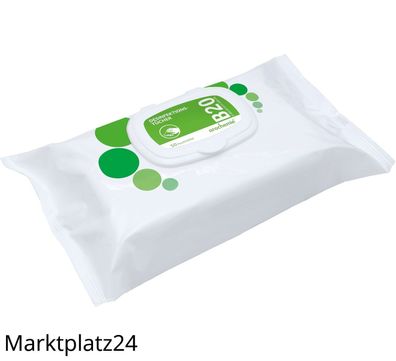 B 20 Desinfektionstücher Orochemie Hautfreundlich, 50 Tücher Flowpack