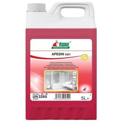 Desinfektionsmittel APESIN SAN 5L Kanister, 2er Karton, Aktivchlorreiniger