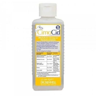 CimoCid PLUS Desinfektionsmittel 150ml Kittelflasche, Alkoholfrei