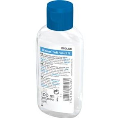 Skinman Soft Protect FF Hautschutzmittel 100 ml Flasche, Dermatologisch Getestet