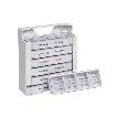 Tablettendispenser 7 Tage BPA-frei, 7 Fächer, 1 Stück