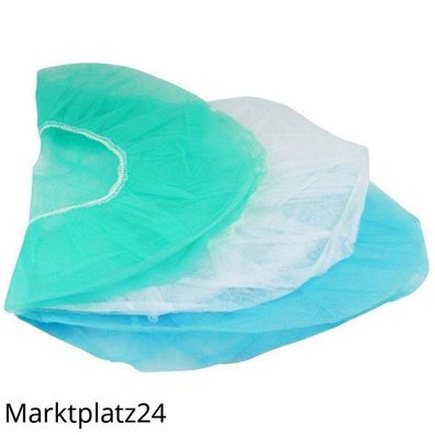 Ampri PP-Baretthauben Weiß, Durchmesser 52cm, 100 Stück