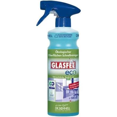 Glasfee ECO 500ml Sprühflasche Glas, Plastikfrei, Nachhaltig
