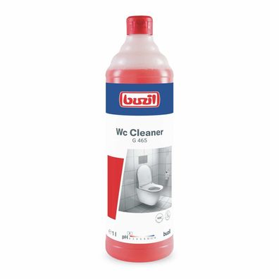 Buzil WC Cleaner 1L Flasche, Hochwirksamer Toilettenreiniger