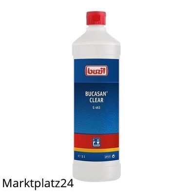 Bucasan Clear Reinigungsmittel 1L Flasche Umweltfreundlich, Biologisch Abbaubar