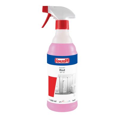 Drizzle Red Sprühflasche 600ml, Rot, Ergonomisch | Buzil