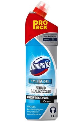 Domestos PF Toilet Gel Ocean, 1L Flasche