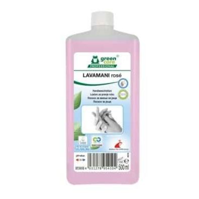 Lavamani Rosé Handreinigungsgel 500ml Sanftes Antibakterielles Gel