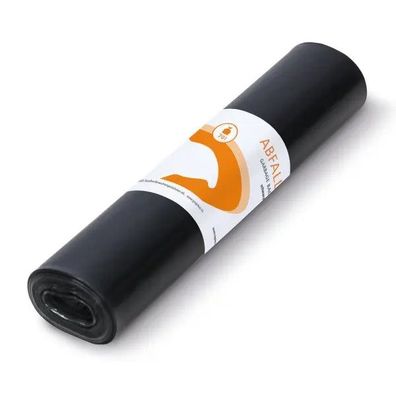 TAPIRA plus Abfallsäcke, LDPE, 70L, schwarz, 575x1000mm, 37my, 25 St/Ro