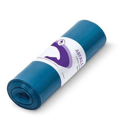 TAPIRA top Abfallsäcke, LDPE, 70L, blau, 575x1000mm, 50my, 25 St/Ro