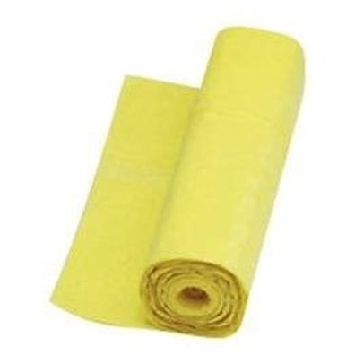 Abfallsäcke HDPE, 120L, gelb, 800x1000mm, 12my, 50 St/Ro