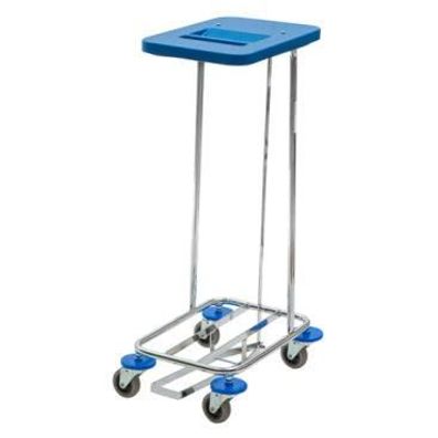 Meditrans Wäschesammler Mit Pedal Blau, Robuster Haushaltshelfer