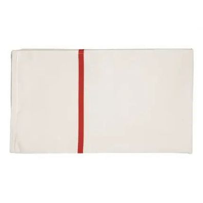 Wäschesack Knebel 70L, weiss/rot, 98x55cm, 1 St