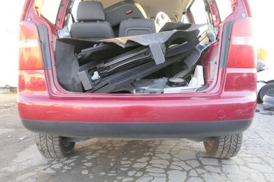 VW Touran 1T Stoßstange hinten Heckstoßstange Stoßfänger rot braun LA3W red spic
