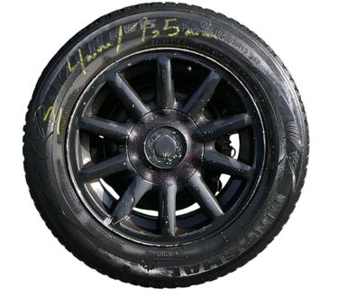 1x Audi A4 A6 Alufelge original 4A0601025B 7j x15H2 ET45 Speedline 3 schwarz