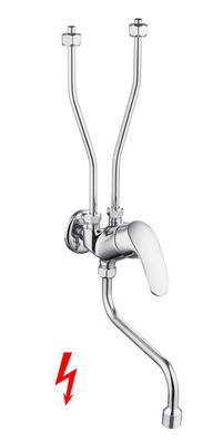 Niederdruck Einhebelmischer Armatur für Obertischspeicher Übertisch Chrom